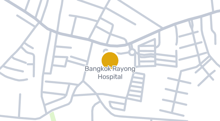 显示Bangkok Rayong Hospital的地图