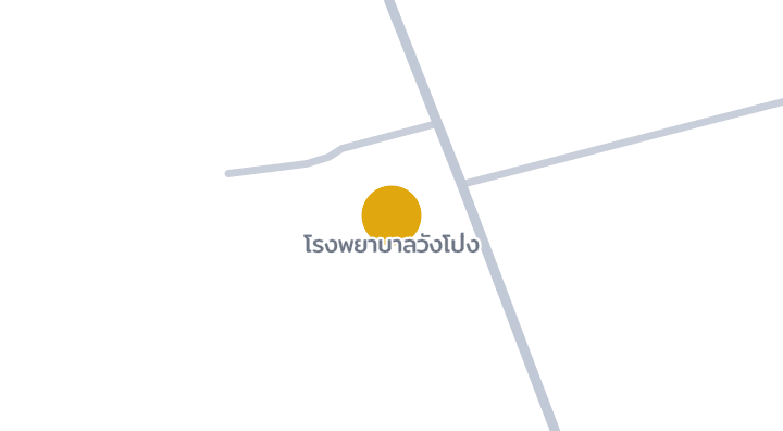 แผนที่แสดงโรงพยาบาลวังโป่ง