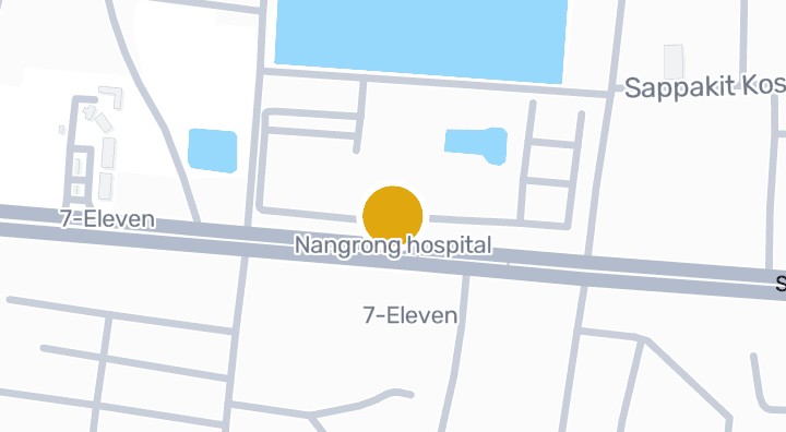 แผนที่แสดงNangrong hospital