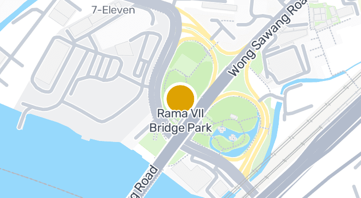 Carte montrant Rama VII Bridge Park