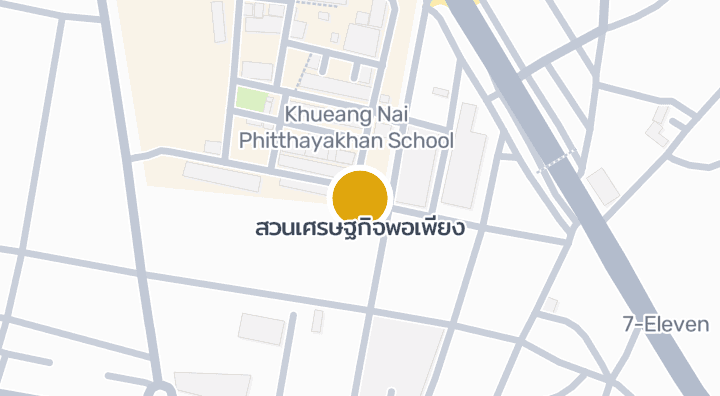 แผนที่แสดงสวนเศรษฐกิจพอเพียง
