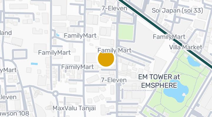 Map showing แม็คโคร ฟู้ดเซอร์วิส สุขุมวิท 22