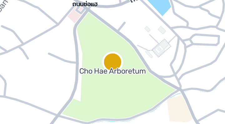 แผนที่แสดงสวนรุกขชาติช่อแฮ