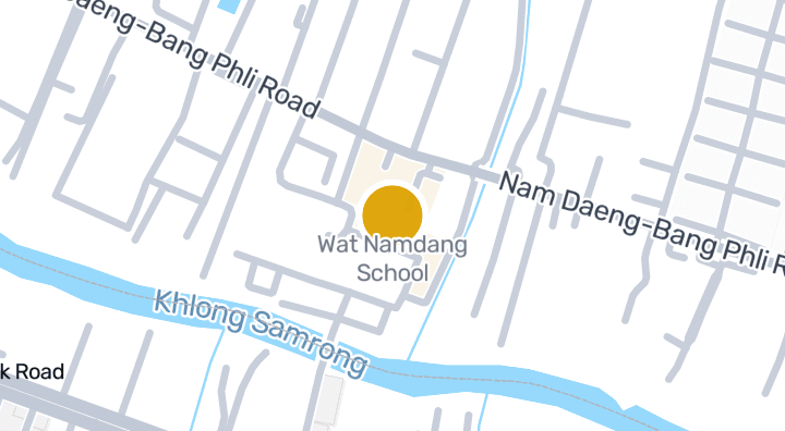Map showing Wat Namdang School