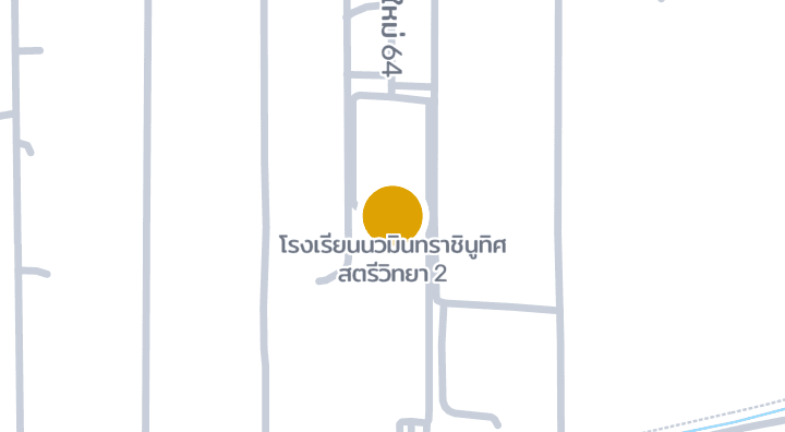 แผนที่แสดงโรงเรียนนวมินทราชินูทิศ สตรีวิทยา 2