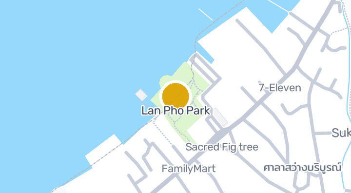 显示Lan Pho Park的地图