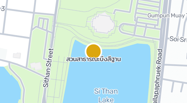 显示สวนสาธารณะบึงสีฐาน的地图