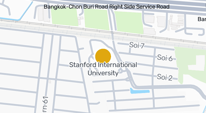 Map showing Stanford International University
