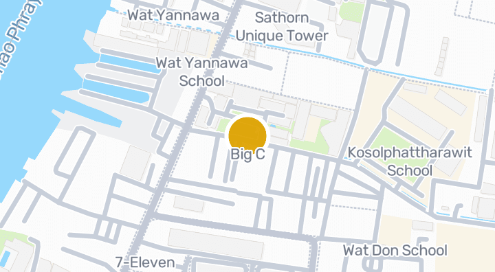 Map showing Big C