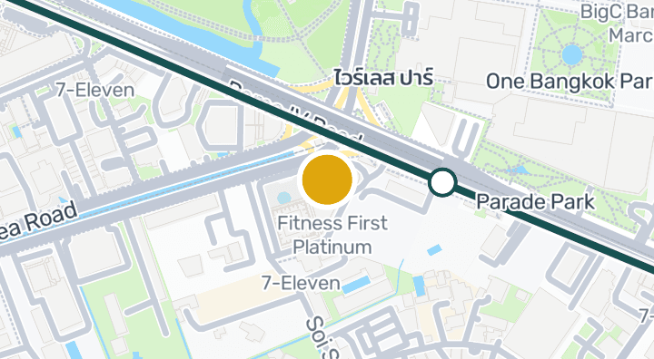 Map showing Life Center
