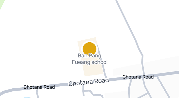 Map showing Ban Pang Fueang school