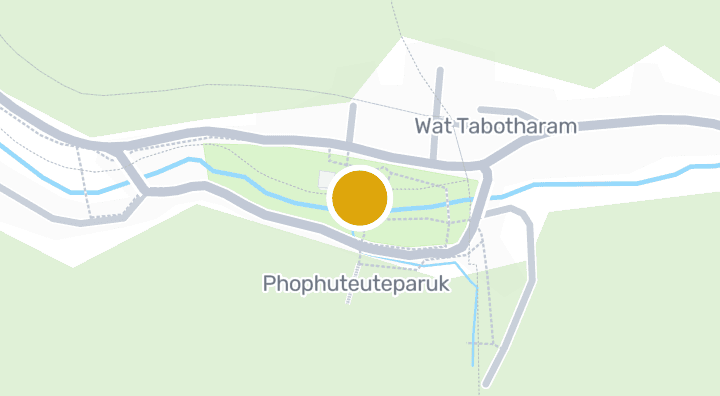 แผนที่แสดงHot Springs and Raksa Warin Arboretum