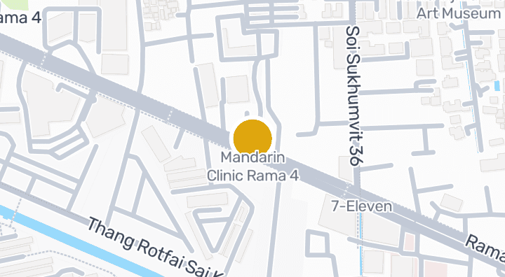 Map showing Mandarin Clinic Rama 4