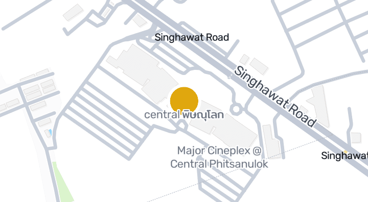 显示central พิษณุโลก的地图