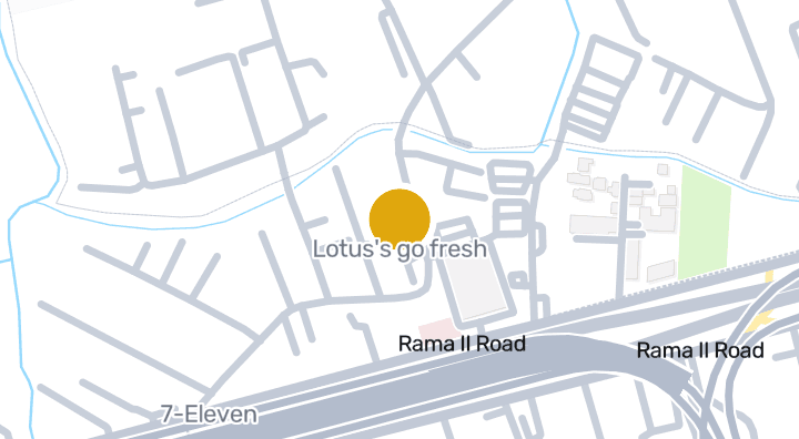 แผนที่แสดงLotus's go fresh