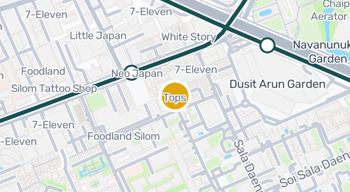 Map showing Central Silom Complex