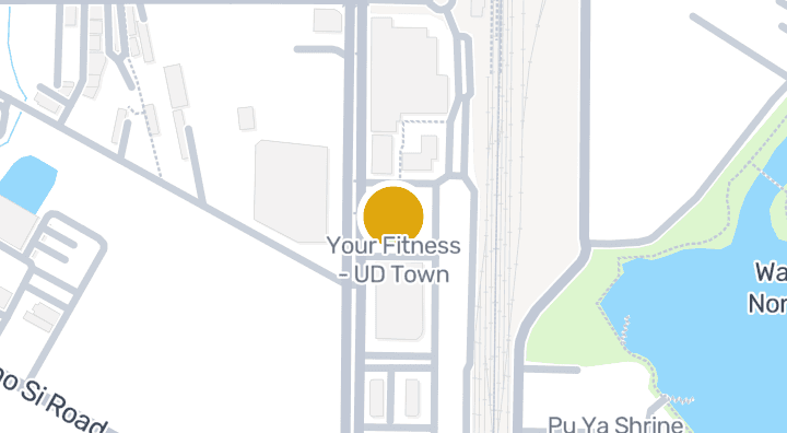 แผนที่แสดงYour Fitness - UD Town