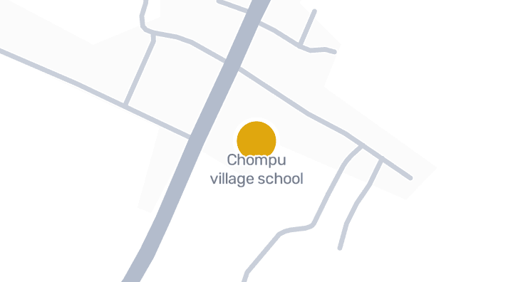 แผนที่แสดงโรงเรียนบ้านชมภู