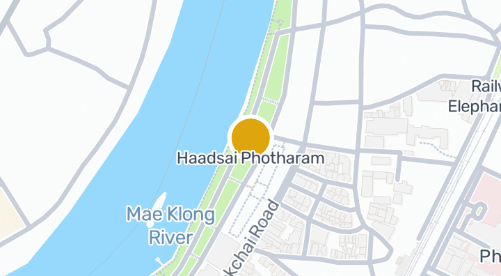 显示Haadsai Photharam的地图