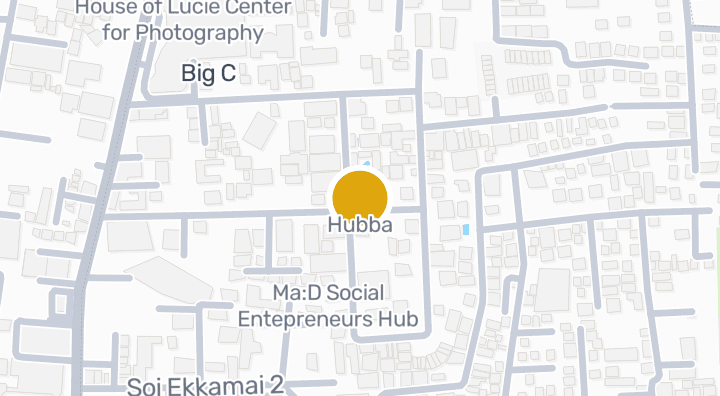 Map showing Hubba