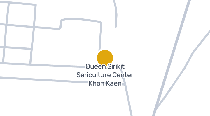 显示Queen Sirikit Sericulture Center Khon Kaen的地图