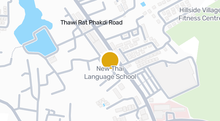 New Thai Language Schoolを示す地図