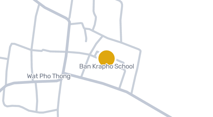 แผนที่แสดงโรงเรียนบ้านกระโพ(กระโพราษฎร์วิทยาคาร)