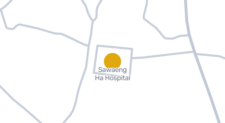 แผนที่แสดงโรงพยาบาลแสวงหา