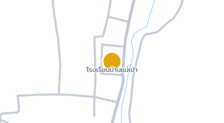 แผนที่แสดงโรงเรียนบ้านแม่เปา