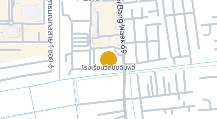 Map showing โรงเรียนวัดชัยฉิมพลี
