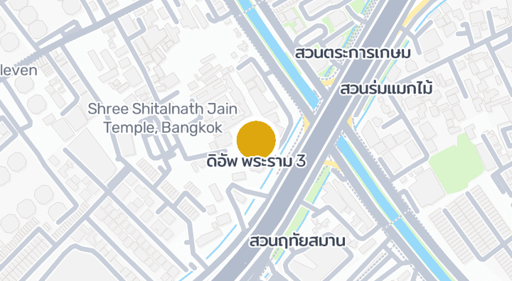 Map showing ดิอัพ พระราม 3