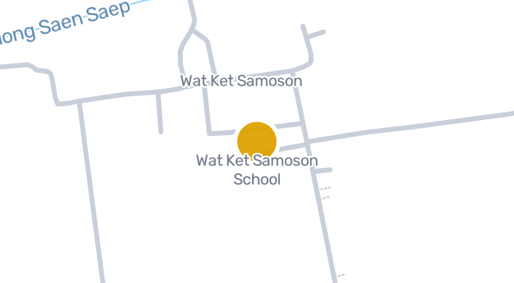 แผนที่แสดงโรงเรียนวัดเกตุสโมสร