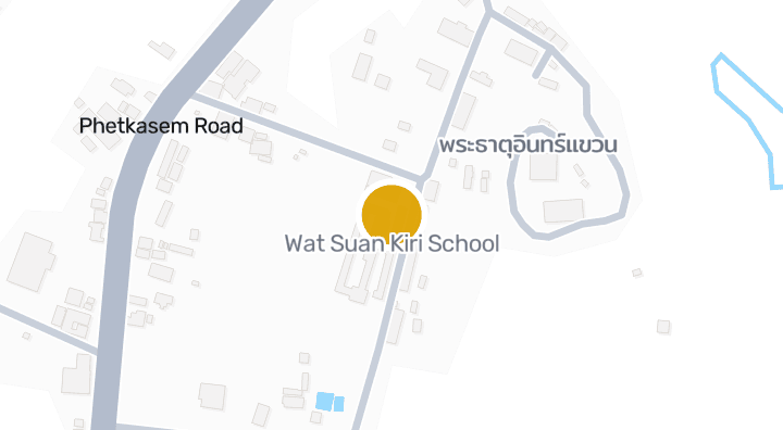 แผนที่แสดงโรงเรียนวัดสุวรรณคีรี