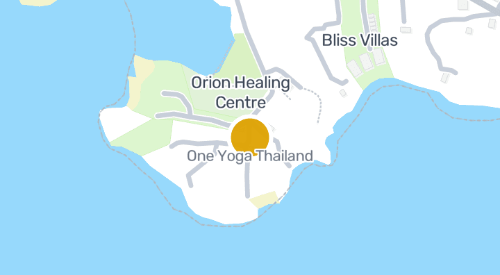 แผนที่แสดงOne Yoga Thailand