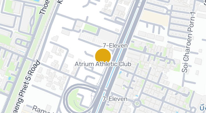 แผนที่แสดงAtrium Athletic Club