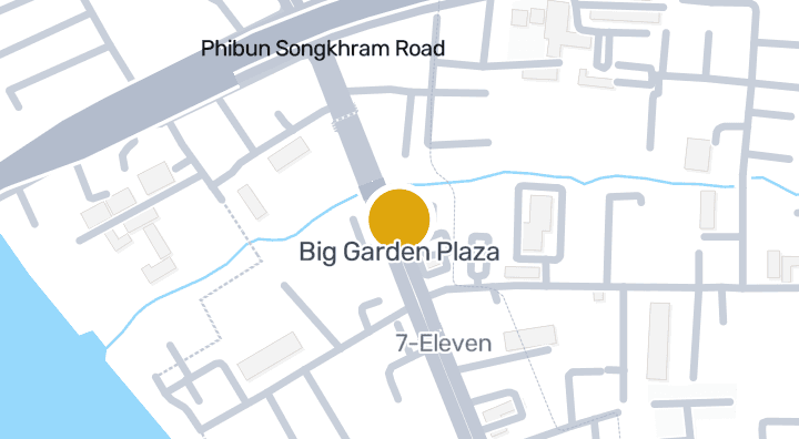 แผนที่แสดงBig Garden Plaza