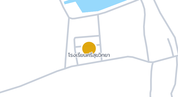 แผนที่แสดงโรงเรียนศรีสุขวิทยา