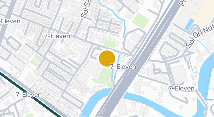 แผนที่แสดงThe Nest Sukhumvit 71 Garden