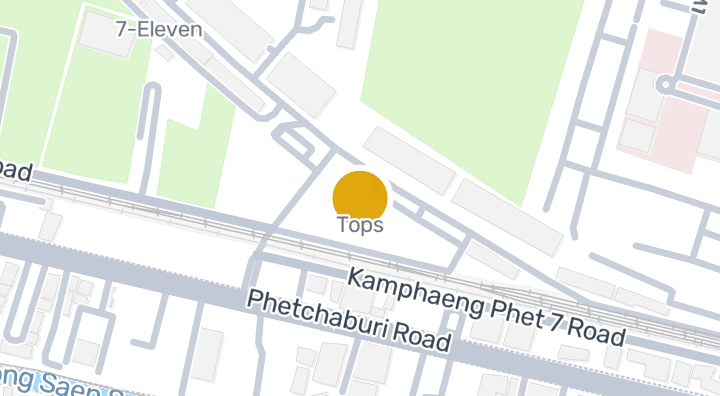 Map showing Tops