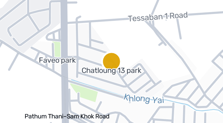 Map showing Chatloung 13 park