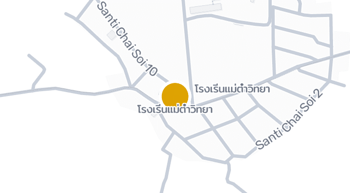 แผนที่แสดงโรงเรีนแม่ตํ๋าวิทยา