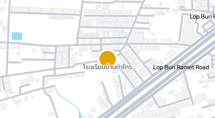 Map showing โรงเรียนบ้านท่าไทร