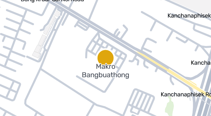 แผนที่แสดงMakro Bangbuathong