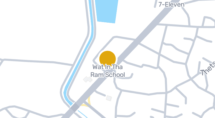 显示Wat In Tha Ram School的地图