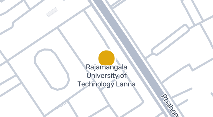 显示Rajamangala University of Technology Lanna的地图