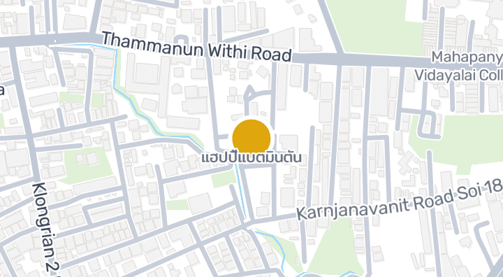แผนที่แสดงแฮปปี้แบตมินตัน