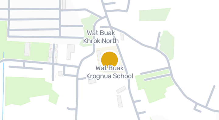 Map showing Wat Buak Krognua School