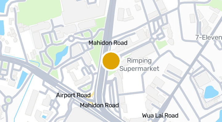 Nim Cityを示す地図