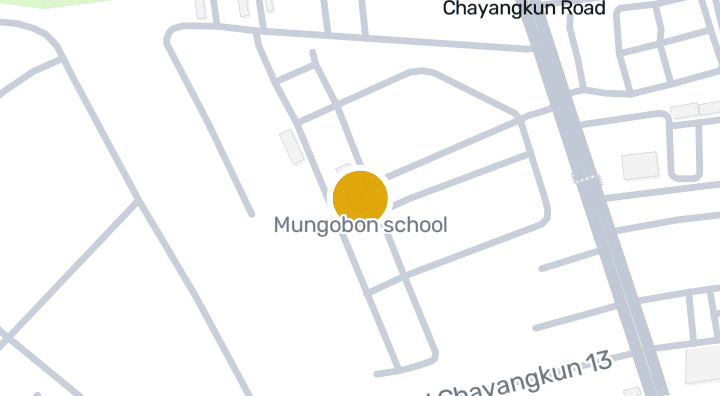 แผนที่แสดงMungobon school