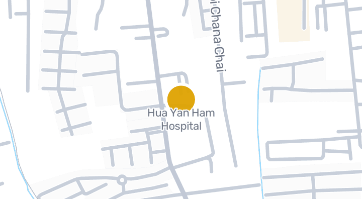Map showing Hua Yan Ham Hospital